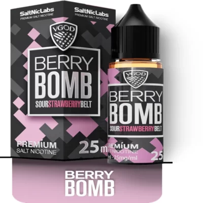 سالت ویگاد بمب توت فرنگی ، VGOD Berry Bomb SaltNic E-Liquid |پادمن شاپ |