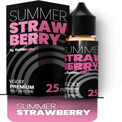 سالت VGOD Summer Strawberry | طعم توت فرنگی شیرین و طبیعی با نیکوتین سالت|پادمن شاپ |