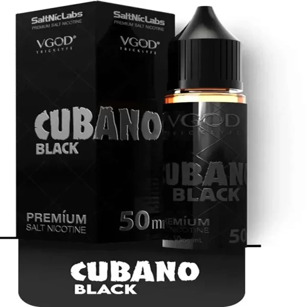 سالت ویگاد کوبانو بلک ، VGOD Cubano Black SaltNic E-Liquid |پاد من شاپ |