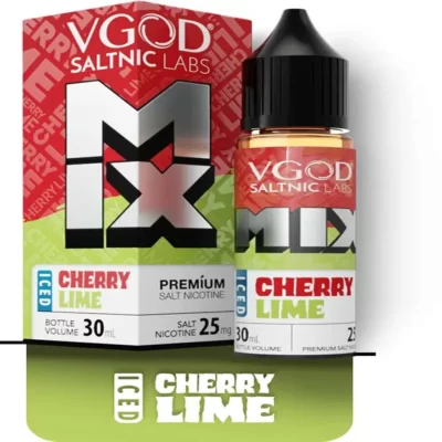 سالت ویگاد میکس آلبالو لیمو ترش یخی | VGOD MIX Iced Cherry Lime |پاد من شاپ |