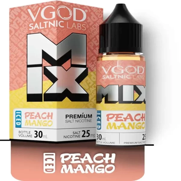 سالت ویگاد طعم انبه و هلو | VGOD Mix Peach Mango |پادمن شاپ |