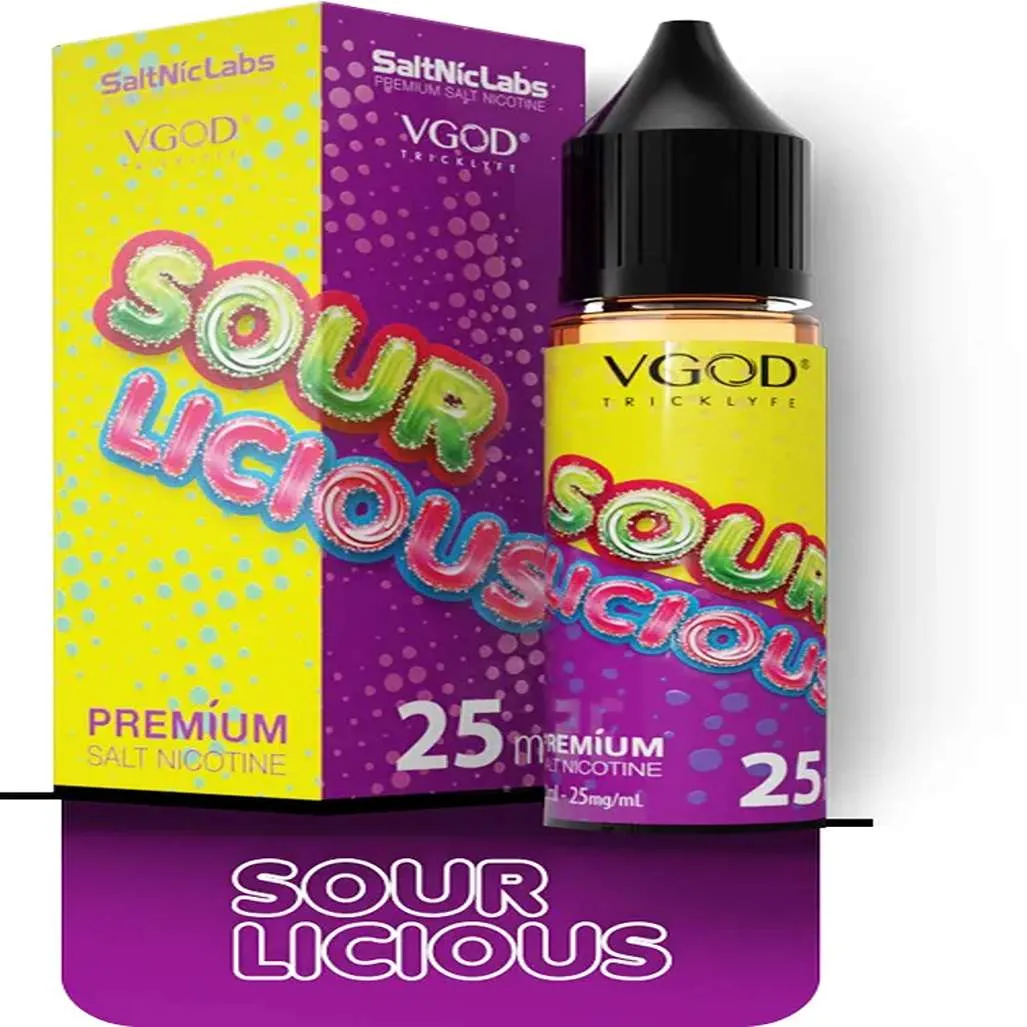 سالت ویگاد هندوانه ترش و شیرین ، VGOD SourLicious SaltNic E-Liquid