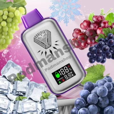 Coolplay Grape Ice|پاد یکبار مصرف کول پلی 16000|پادمن شاپ|